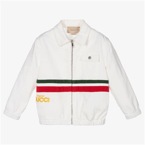 chamarra gucci blanca